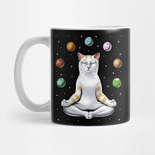 Cat Meditation Yoga Mug